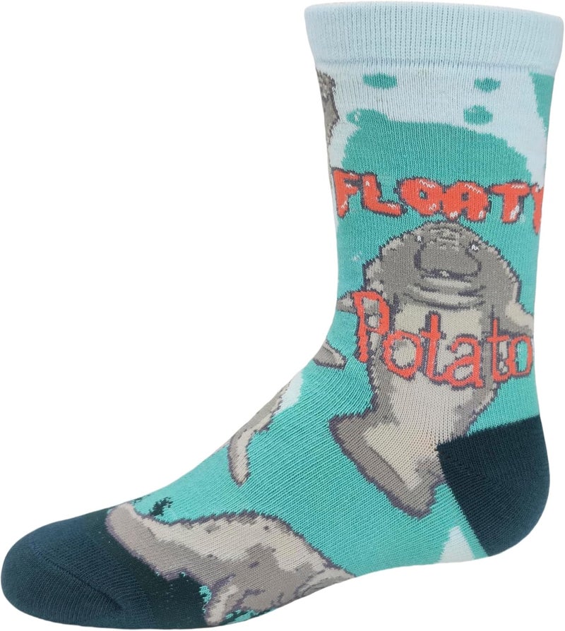 ooohyeah Kid's Novelty Cute Animals Crew Socks, Funny Crazy Silly Cool Casual Dress Socks for Boy and Girl, Size 1-5 - Image 2
